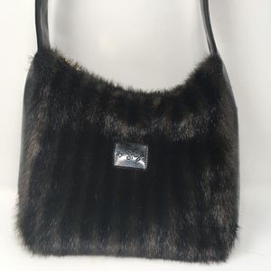Sharif vintage  faux fur handbag